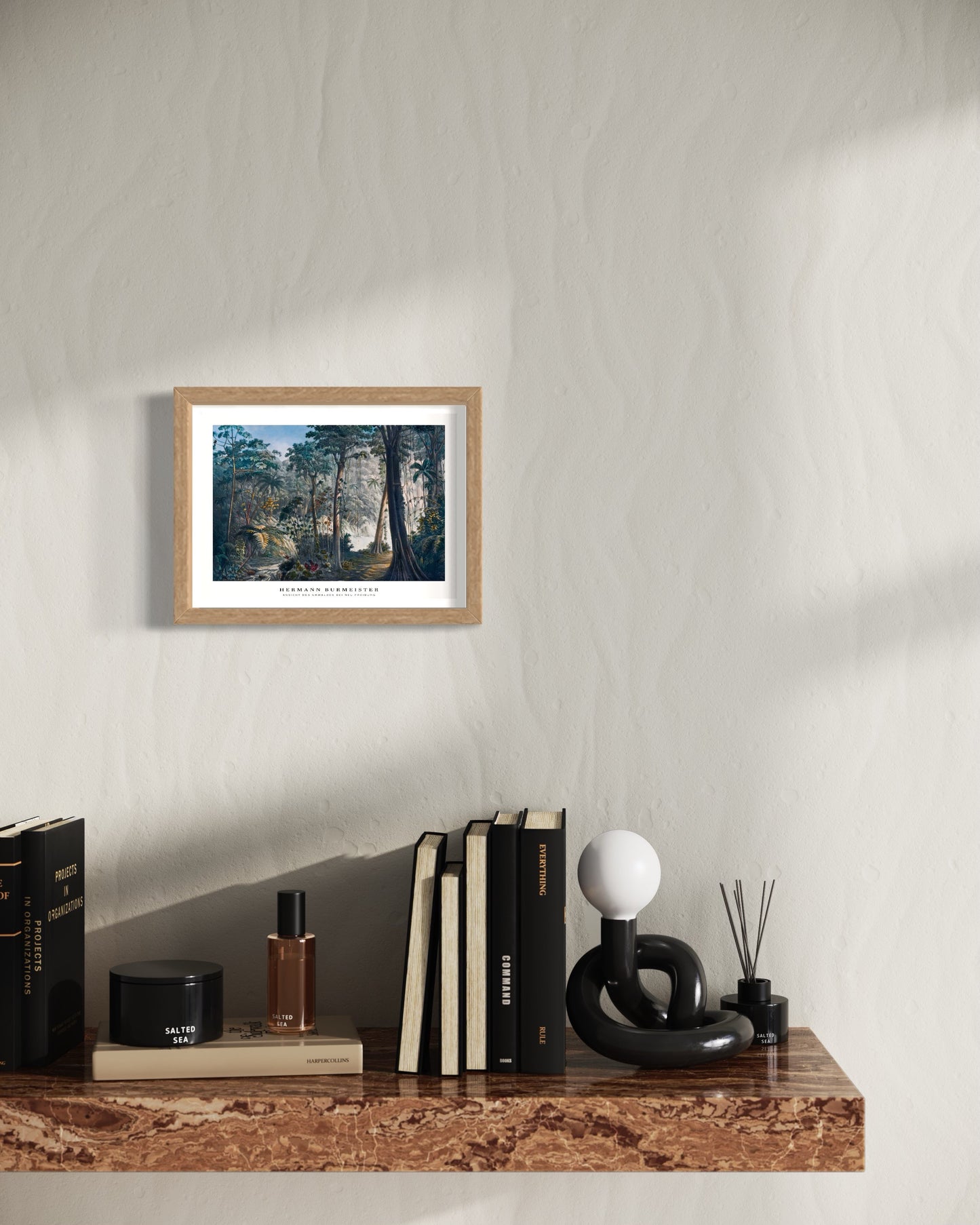 Uma pintura: Mata virgem próximo a Nova Friburgo